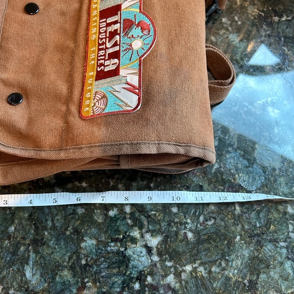 Rothco Tesla Industries crossbody map adventure bag. Embroidered patch. Military - Picture 12 of 16